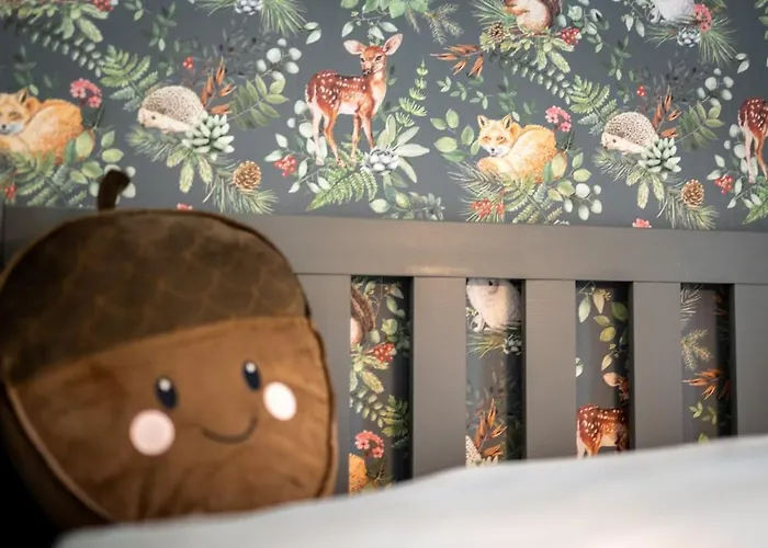 펜션 Waldvilla Haus Gustav Am Ostseestrand 루브민